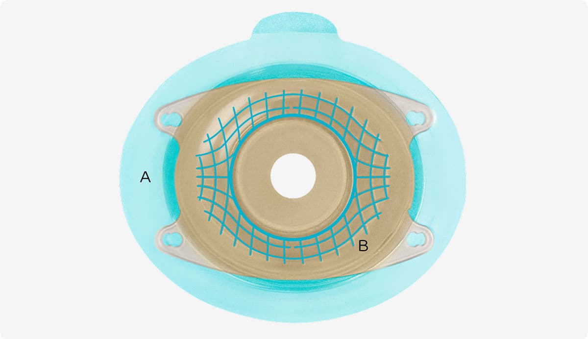 The combination of adhesive and shell makes SenSura ® Mio Convex unique